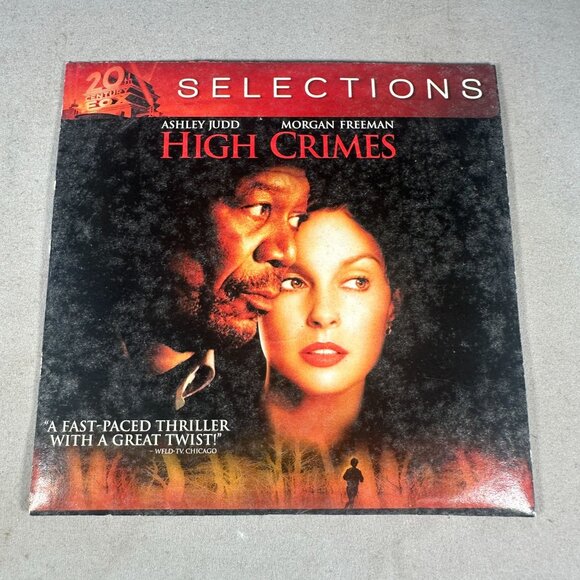 High Crimes DVD 2002 Ashley Judd Morgan Freeman 20th Century PG13 Drama Thriller - Picture 1 of 3
